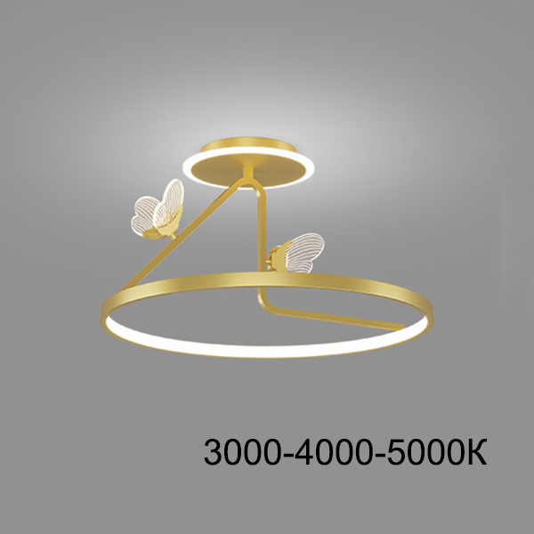 Потолочная люстра BABETTA CH E D40 Brass Трехцветный свет by ImperiumLoft