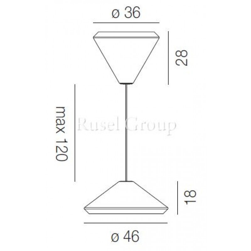 Подвесной светильник Vistosi WITHWHITE SP 36 X