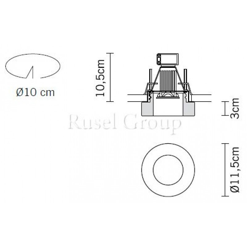 Встраиваемый светильник Fabbian Lei D27 F43 00