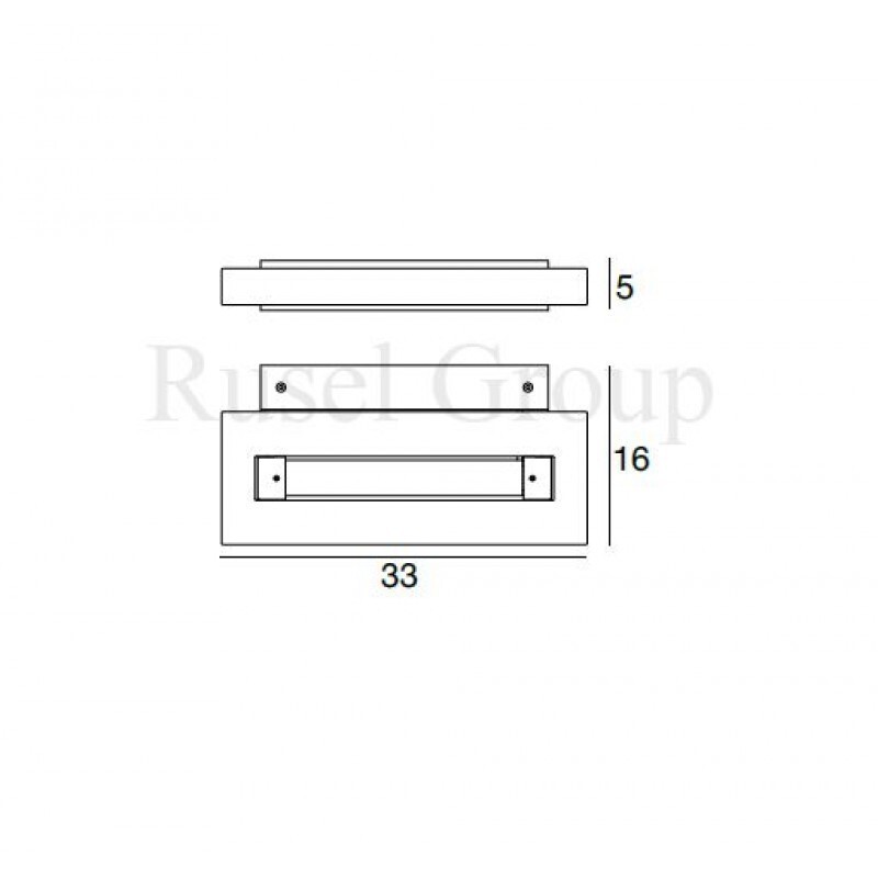 Настенный светильник Linea Light Shard 7916