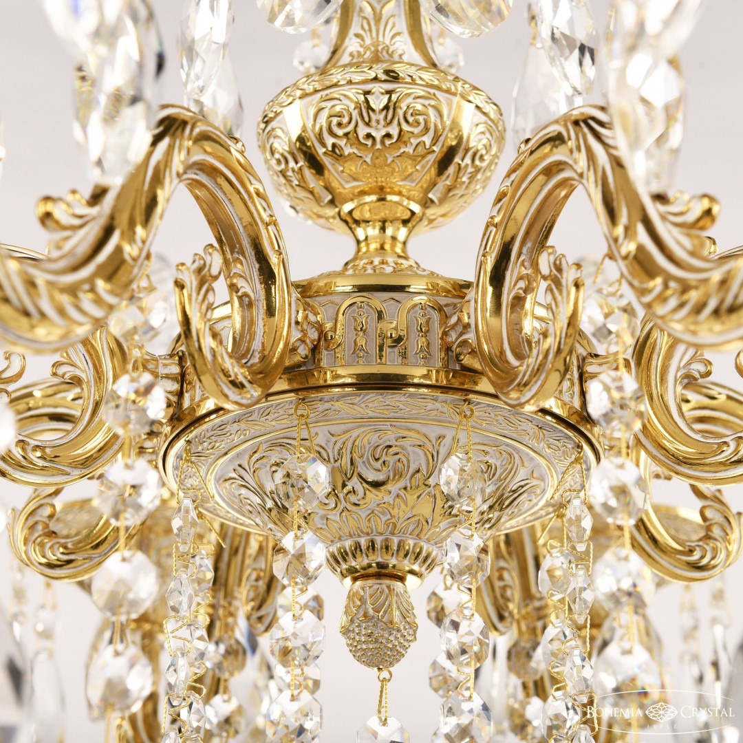 Люстра бронзовая с хрусталём 71201/8/175 B GW