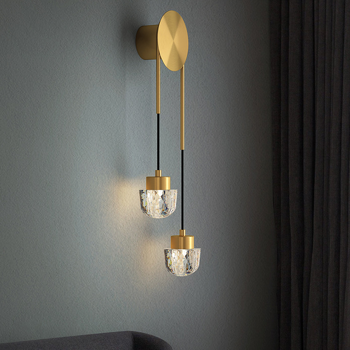 Настенный светильник LYKKE Brass by ImperiumLoft