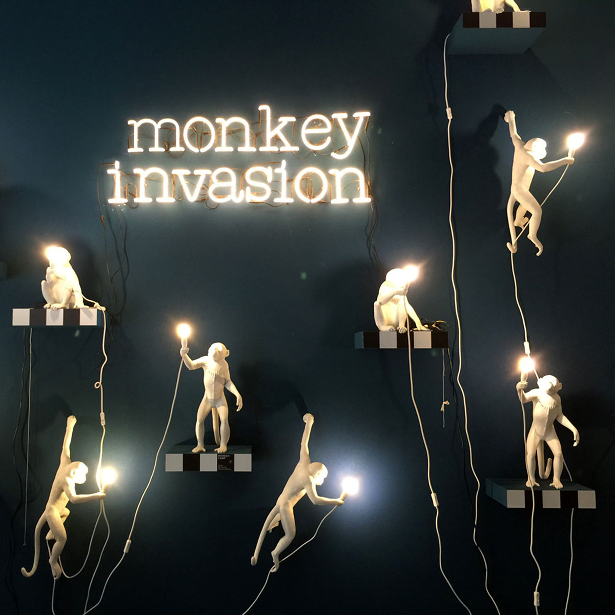 Абажур Seletti Monkey 14918 BLK