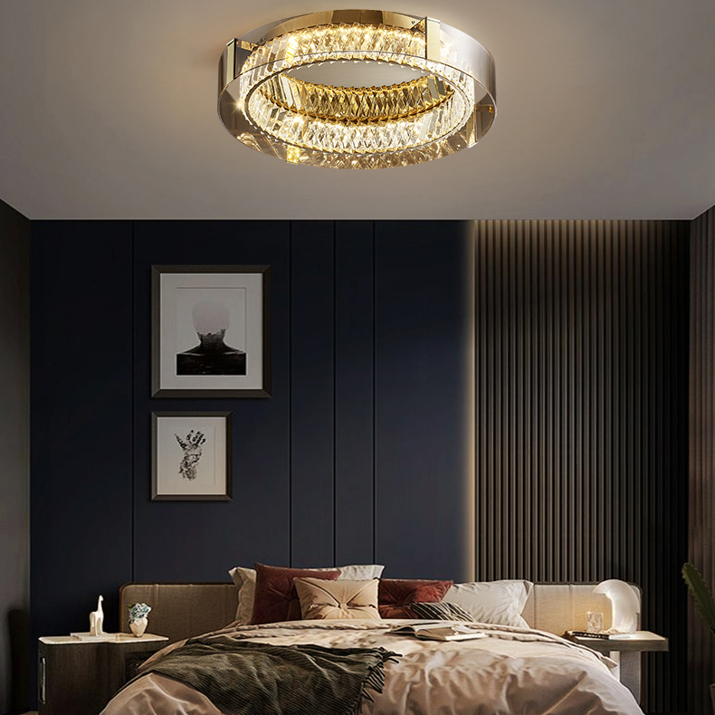 Потолочная люстра PERSEY D45 Grey Трехцветный свет by ImperiumLoft