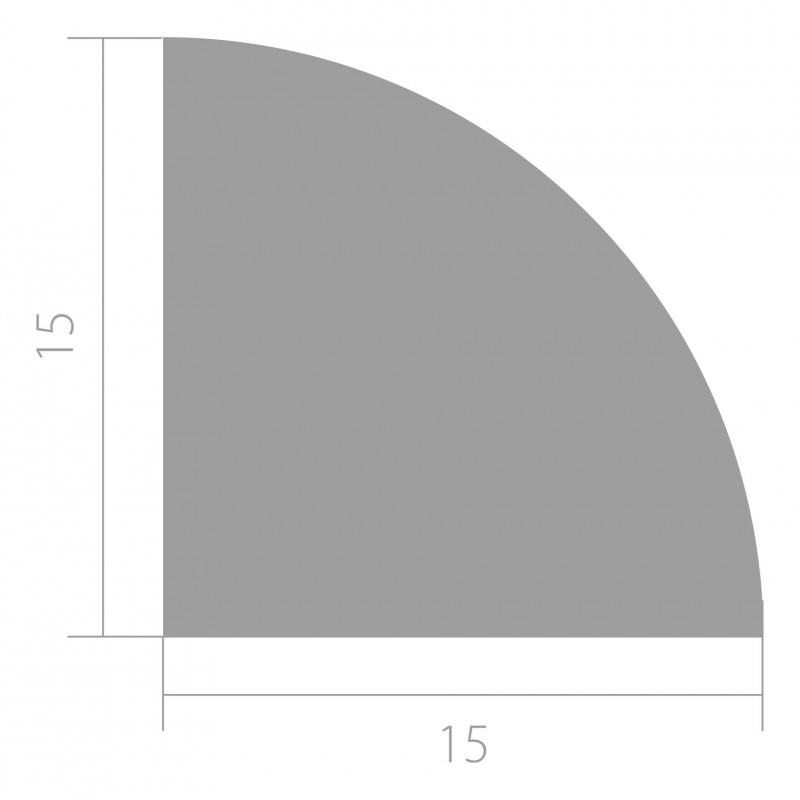 Молдинг Ultrawood арт. E2E 0215 (2440 х 15 х 15)
