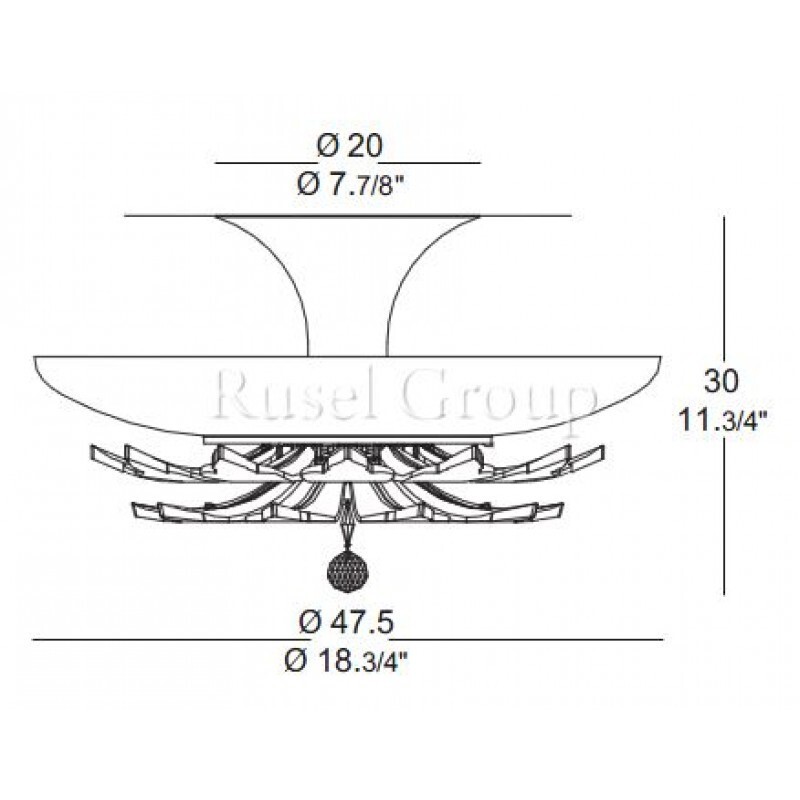 Потолочный светильник Leucos ORLEANS PL (GALLERY)