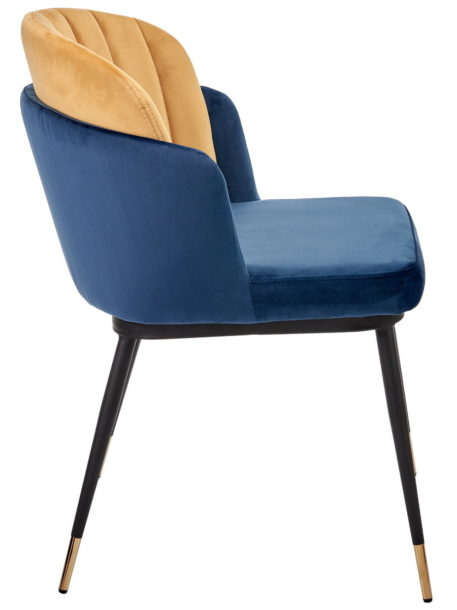 Стул Peki синий, горчичный Bradex Home FR 0467