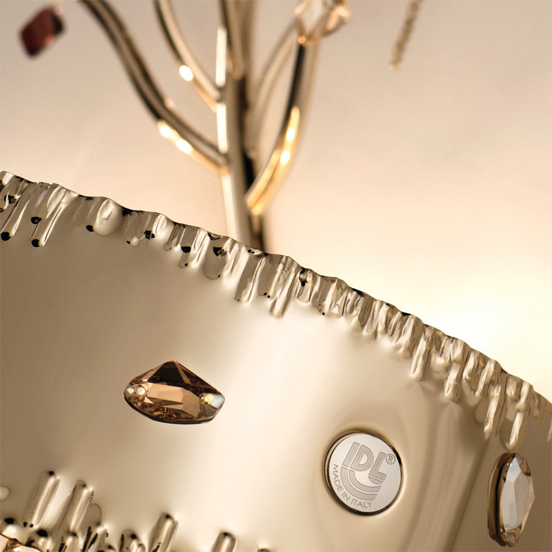 Настольная лампа IDL 443/4L avorio regale oro