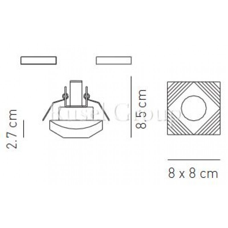 Встраиваемый светильник Axo Light MENCAR FA