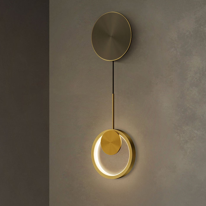 Настенный светильник RISOR BLOCK L1 Brass by ImperiumLoft