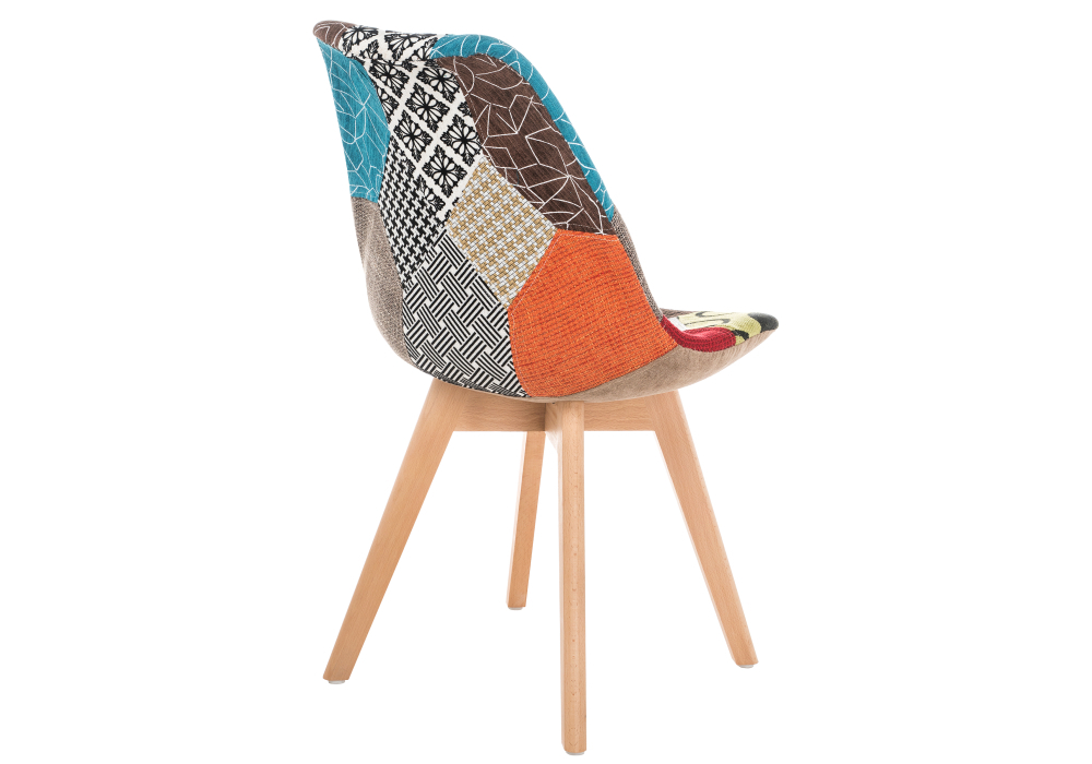 Стул деревянный Woodville Mille fabric multicolor 11731