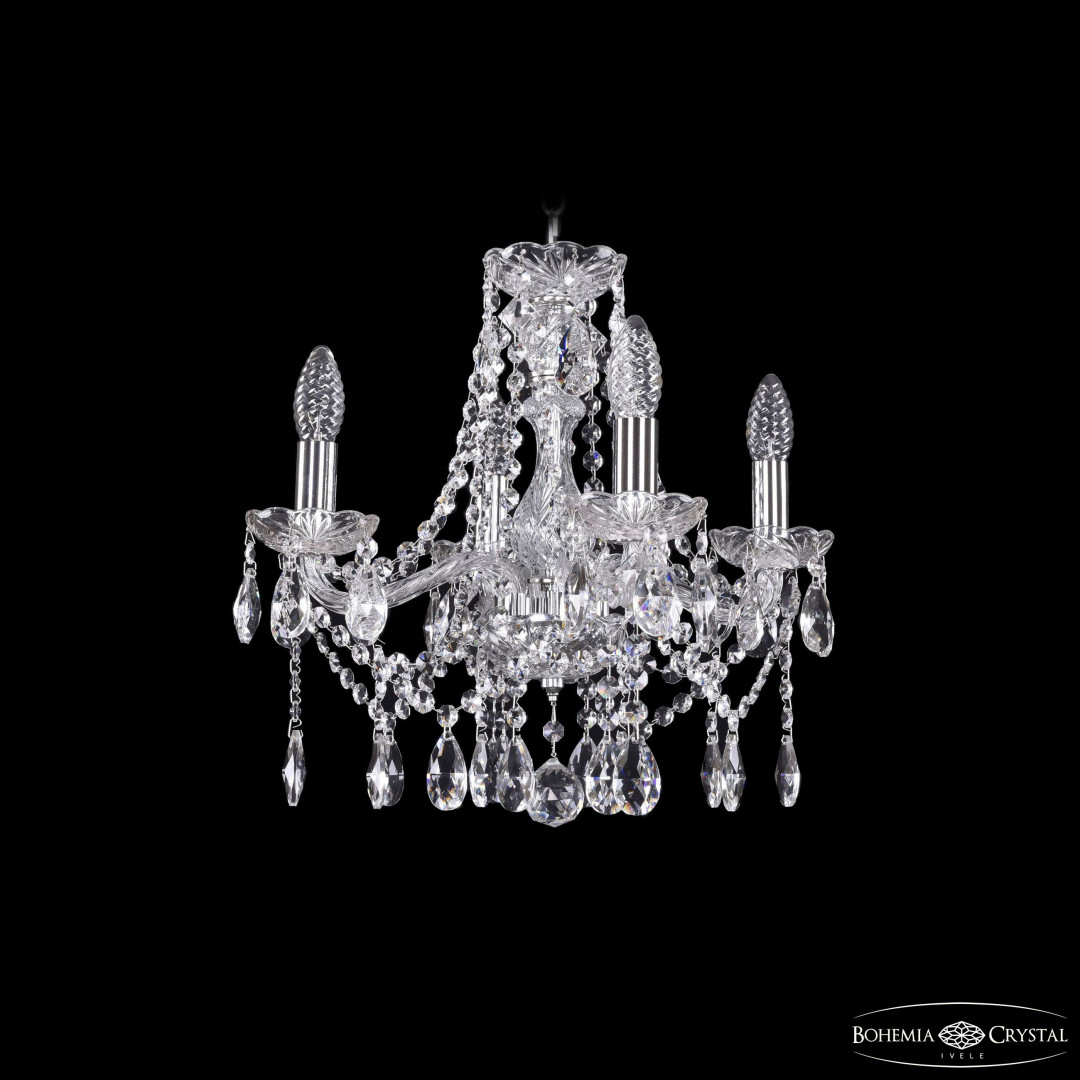 Люстра хрустальная 1413/4/141 Ni