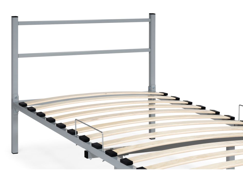 Кровать Woodville Фади 90х200 серая 462533