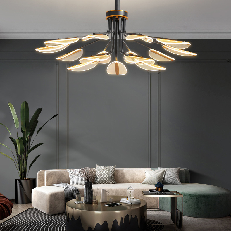 Потолочная люстра VISUAL L8 Black by ImperiumLoft