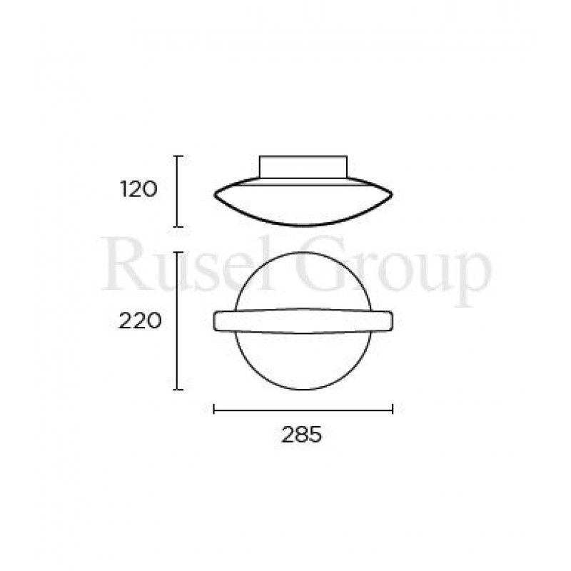 Настенный светильник Leds C4 SATURN AP