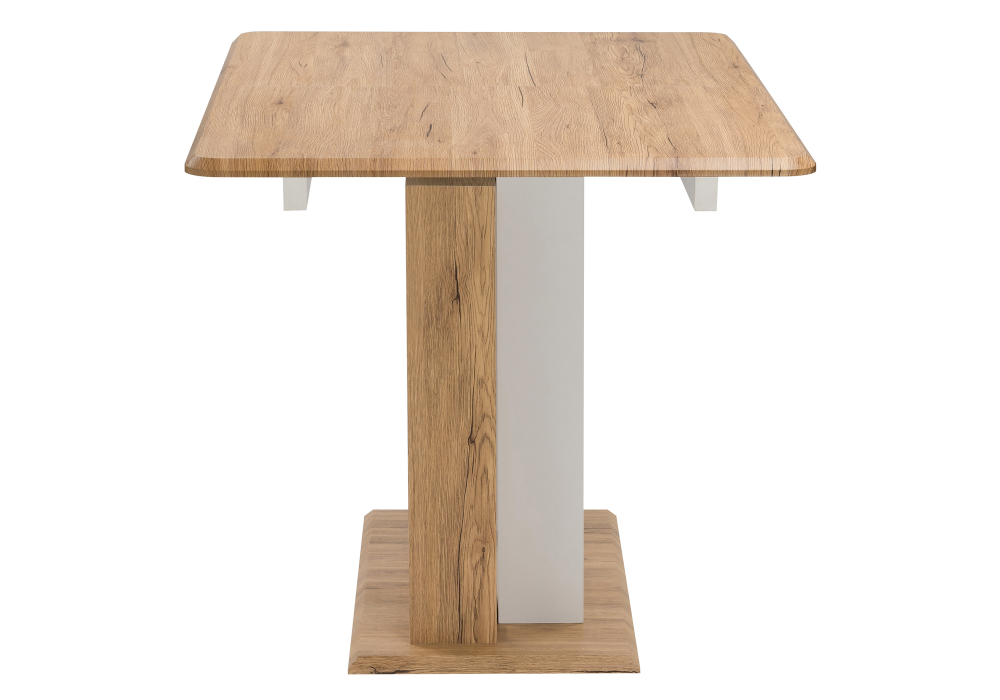 Стол деревянный Woodville Санса 120 дуб монтана / белая шагрень 462386