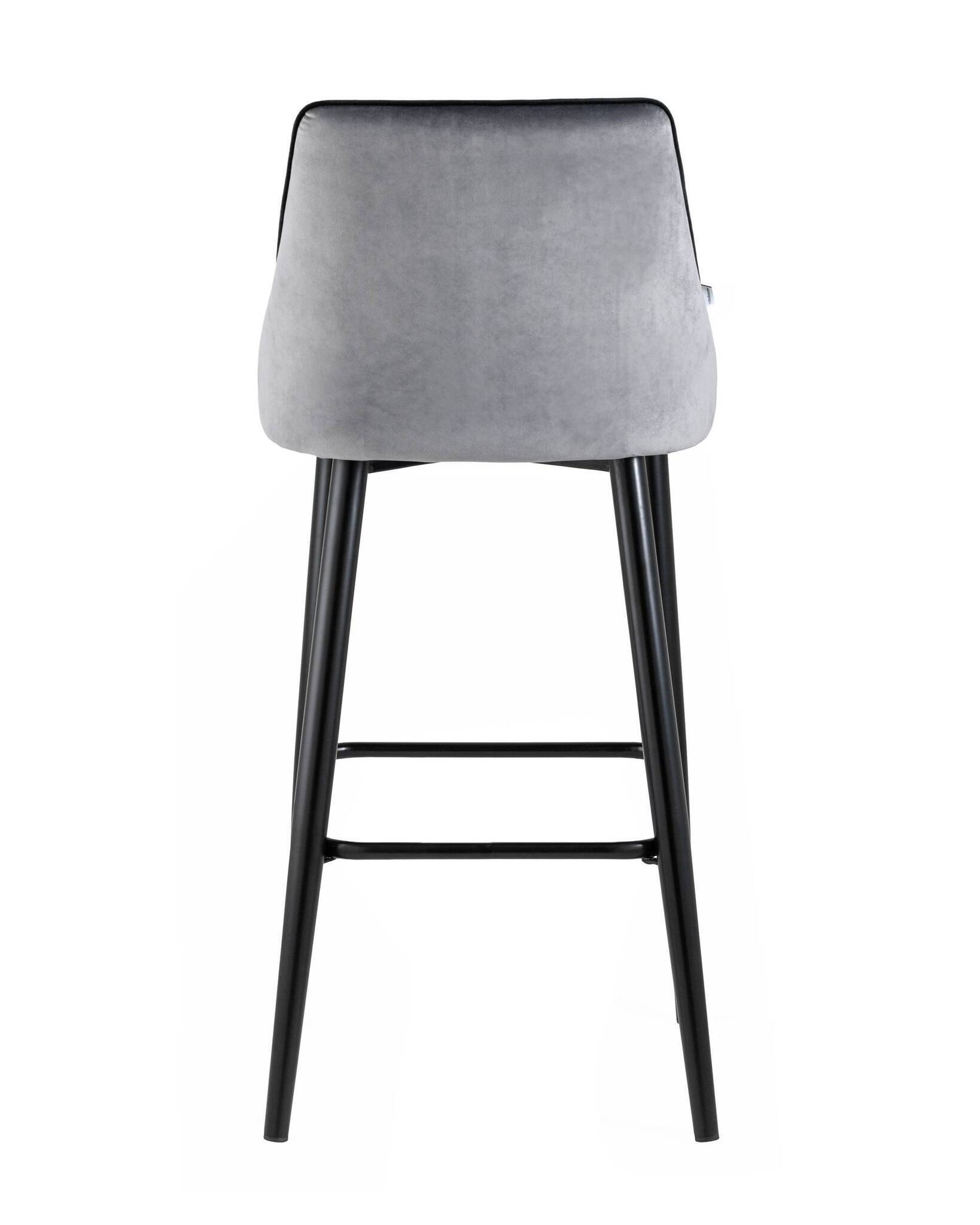 Стул барный Коби велюр серый Stool Group