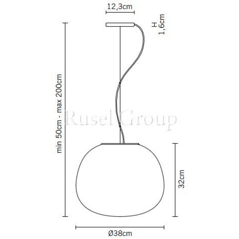 Подвесной светильник Fabbian Mochi F07 A01 01