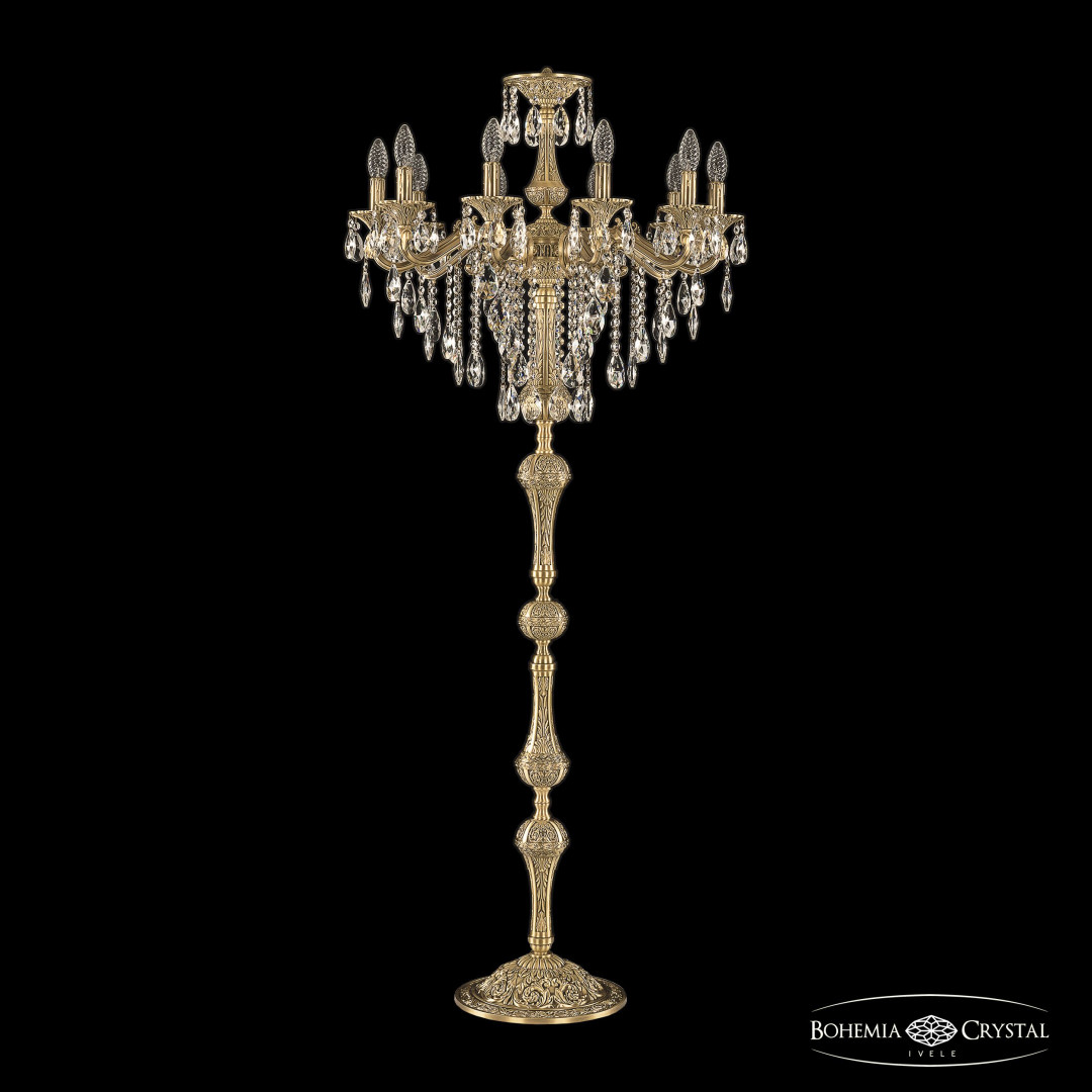 Торшер бронзовый с хрусталём 72102T/10/210 B FP