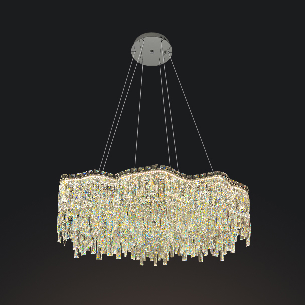 Кольцевая люстра MICHELLE B D85 Chrome by ImperiumLoft