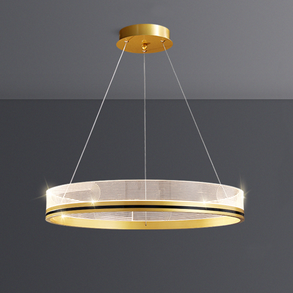 Подвесная люстра DILEMMA D60 Brass by ImperiumLoft