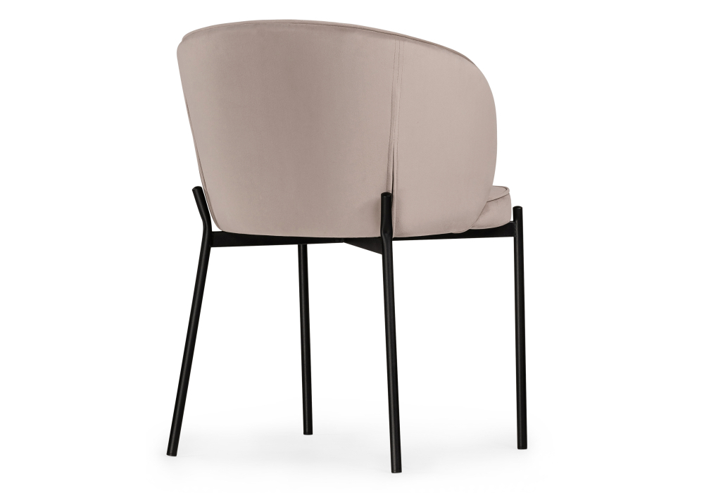 Стул Woodville Нейл латте / черный 528450