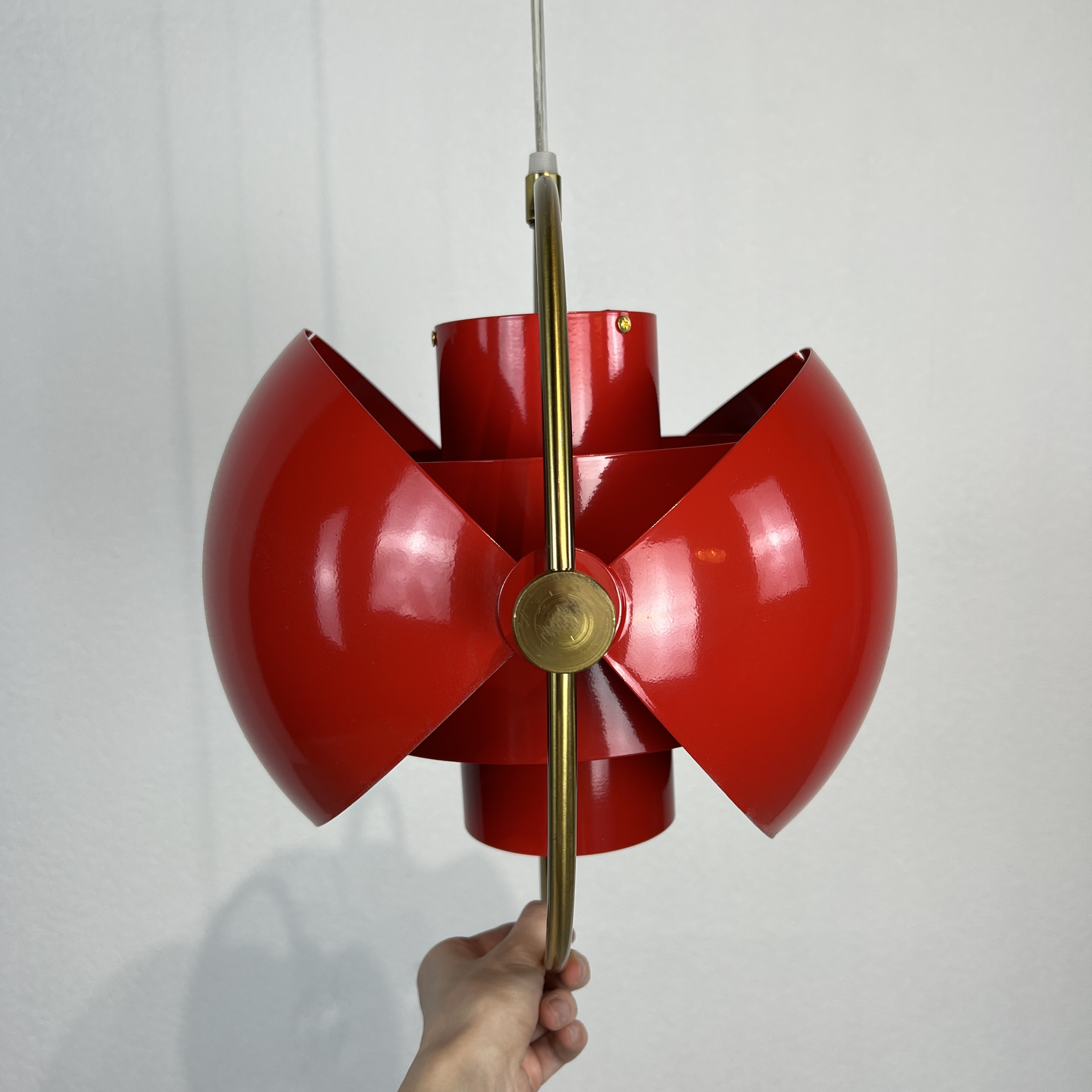Люстра Louis Weisdorff Gubi Multi-Lite Pendant Red By Imperiumloft