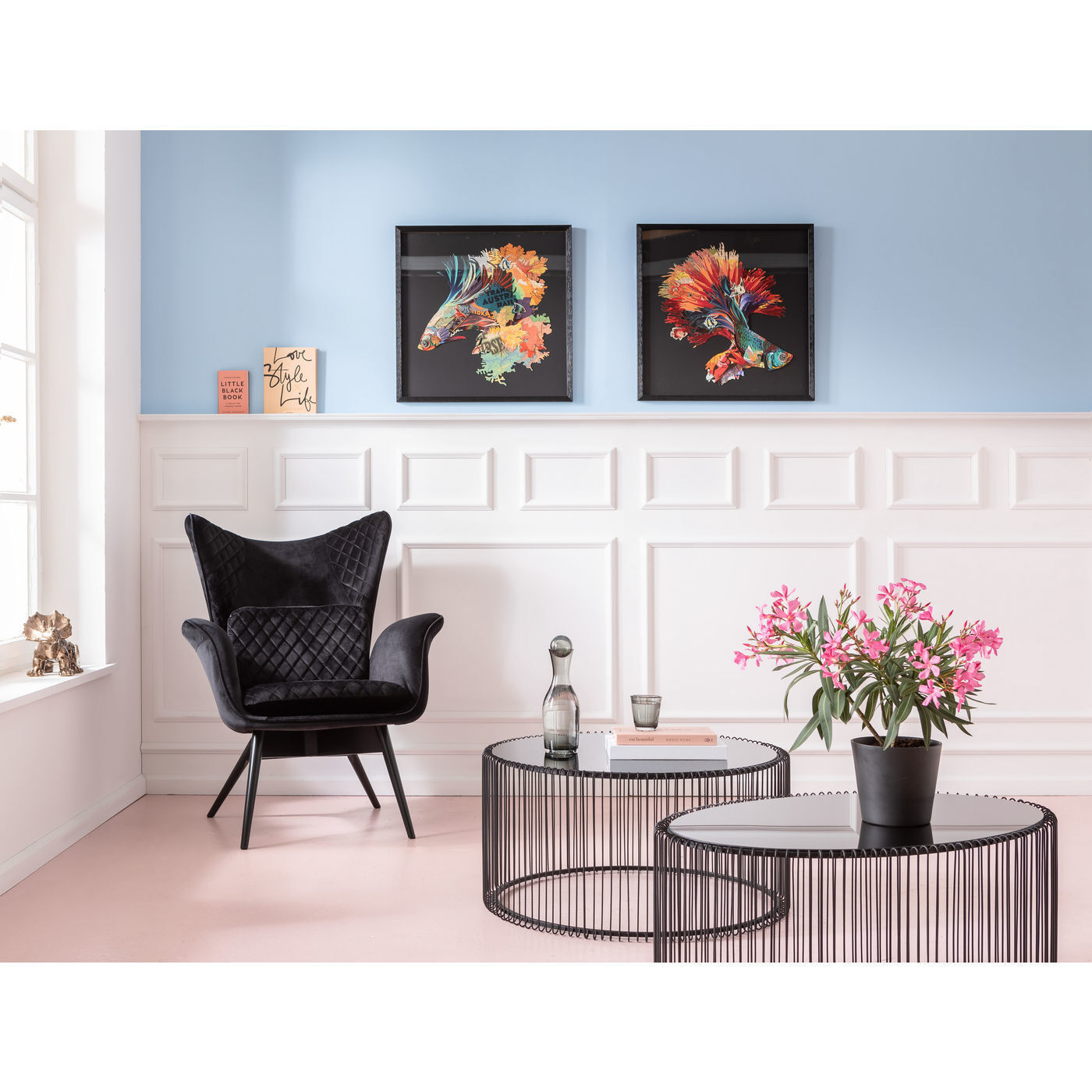 Столик кофейный Wire 84517 KARE