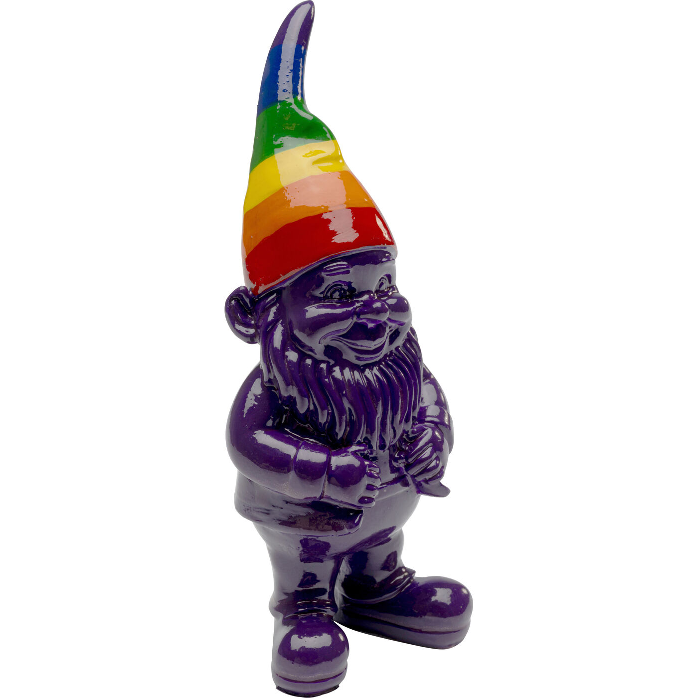 Фигура декоративная Gnome Standing Rainbow Purple 11cm KARE 56642
