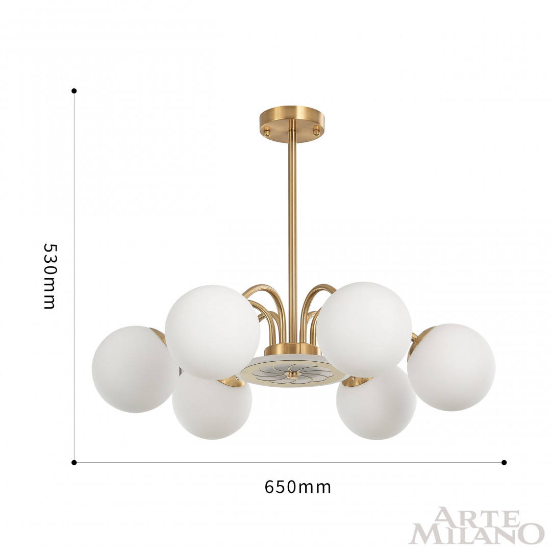 Люстра 271069/6 GD Arte Milano