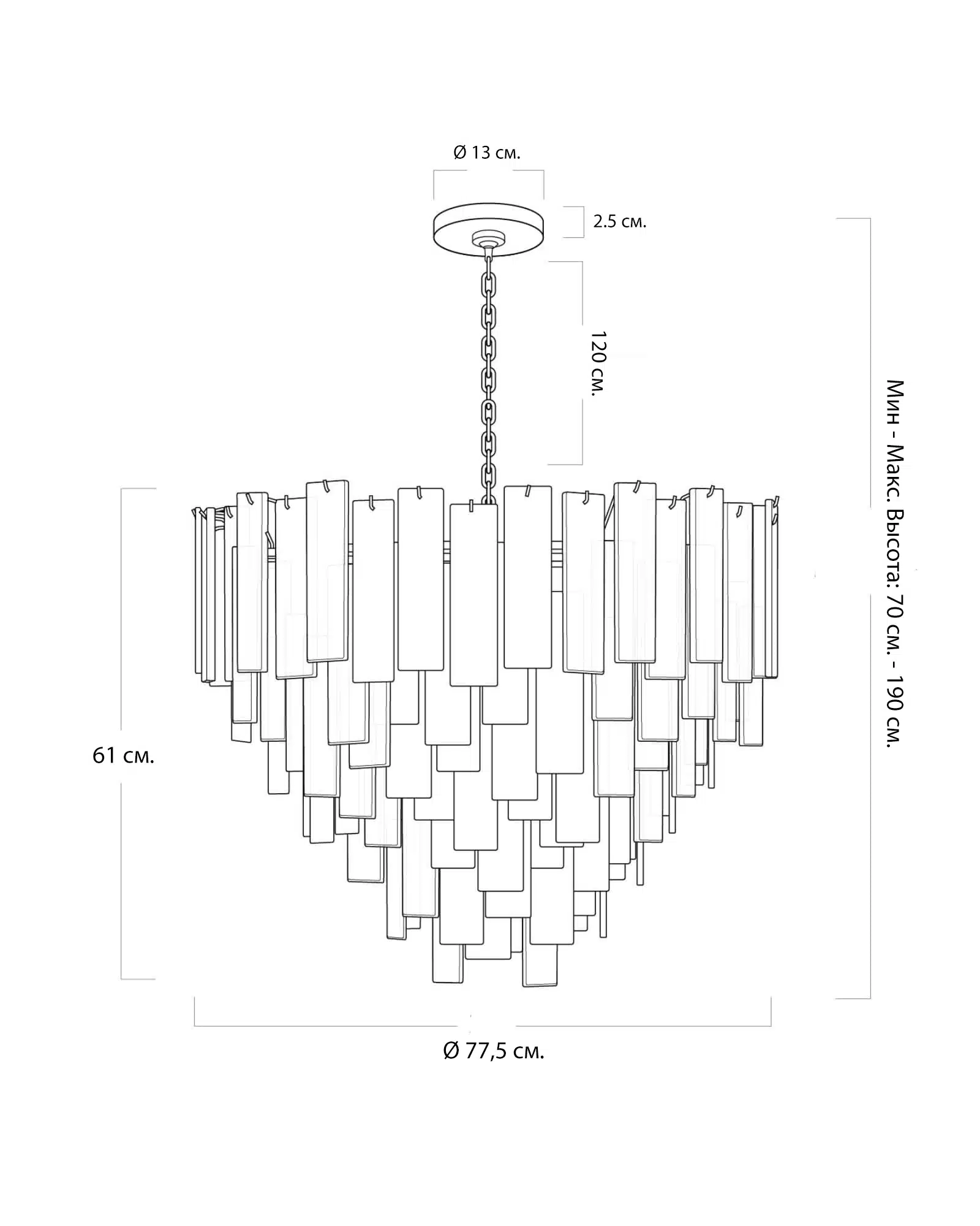 Серебряная люстра Дидро Louvre Home JJ10211-16D nickel