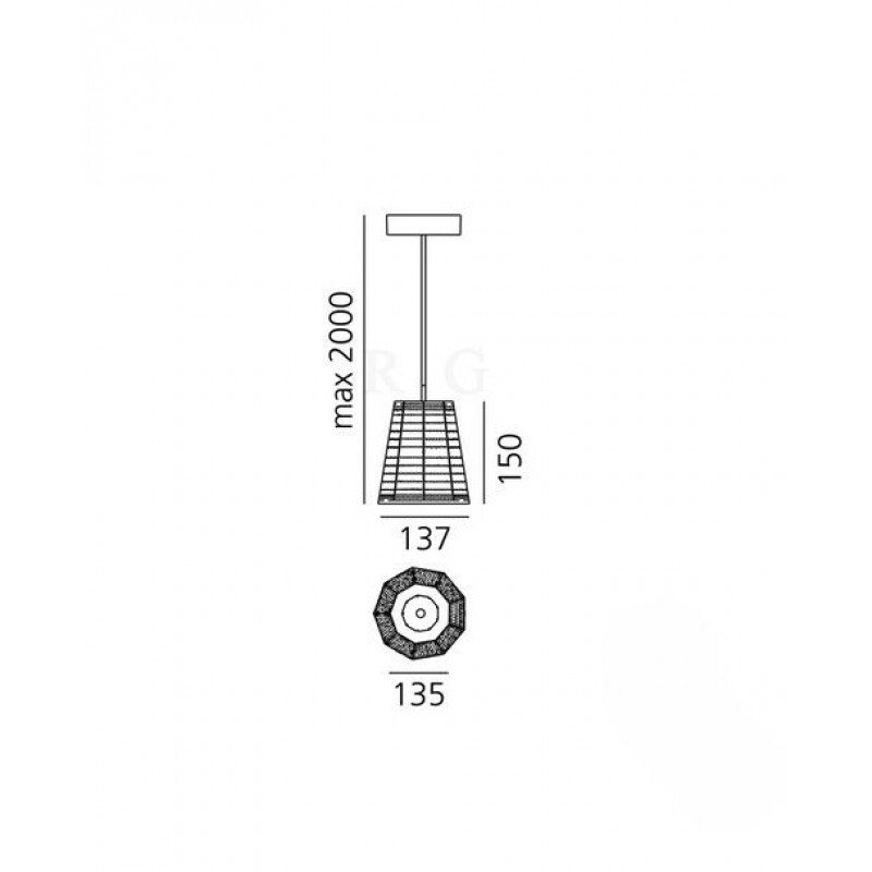 Подвесной светильник Artemide Null Vector Beta Sospensione