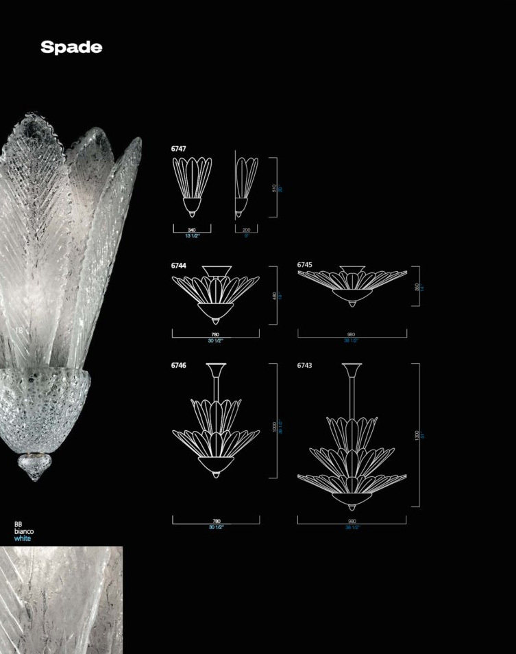 Люстра Barovier & Toso 6746