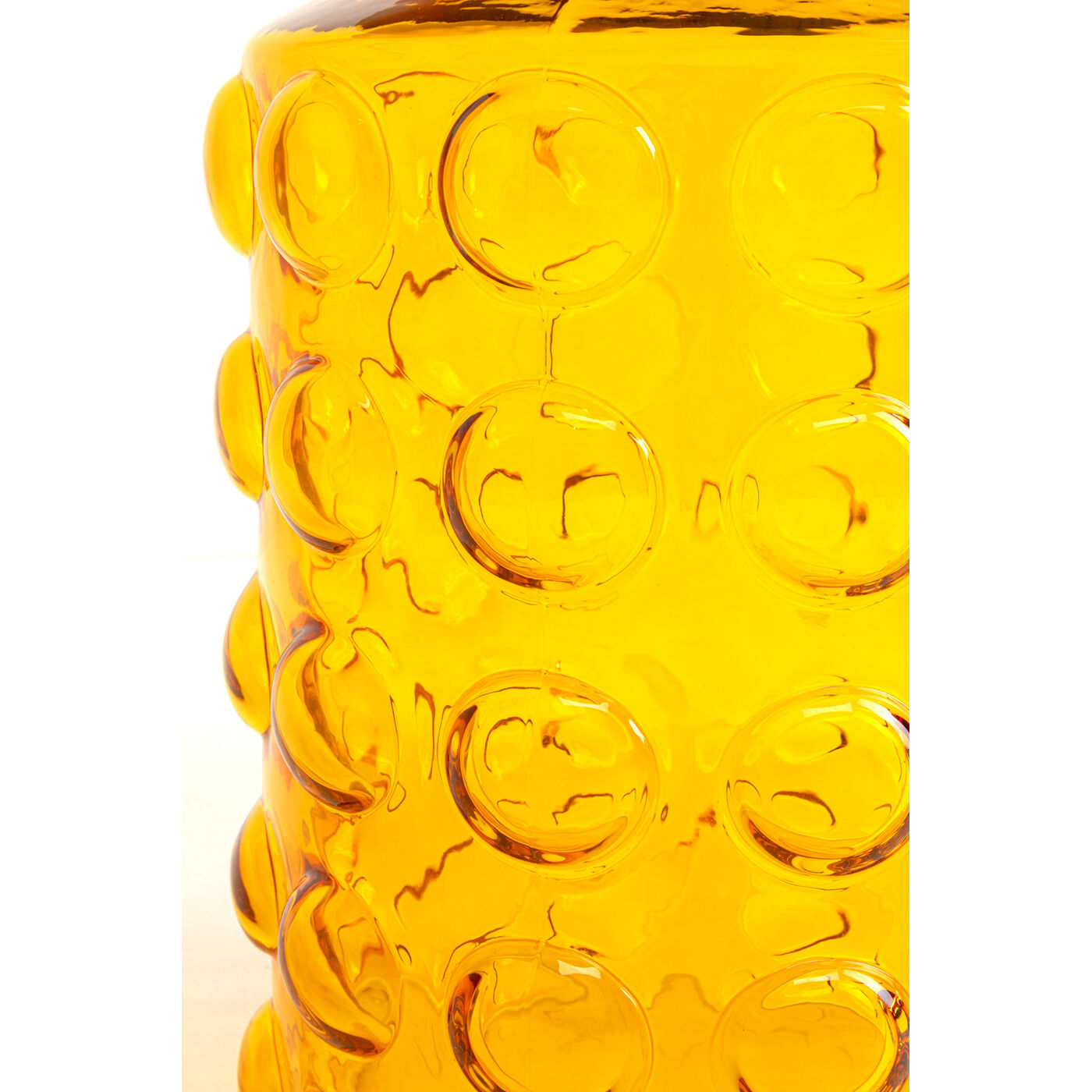 Стол приставной Lola Yellow Ø50cm KARE 70643