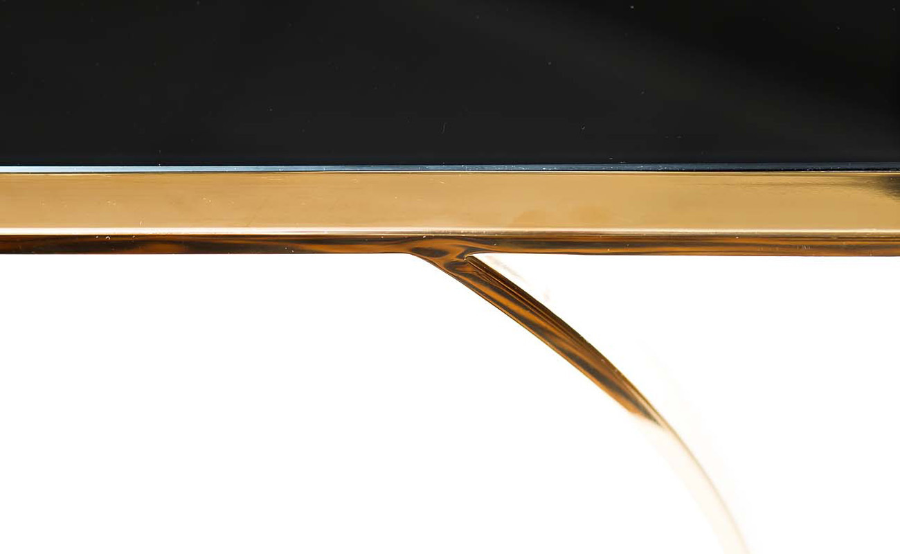 Стол журнальный приставной Garda Decor 13RXNT5076L-GOLD