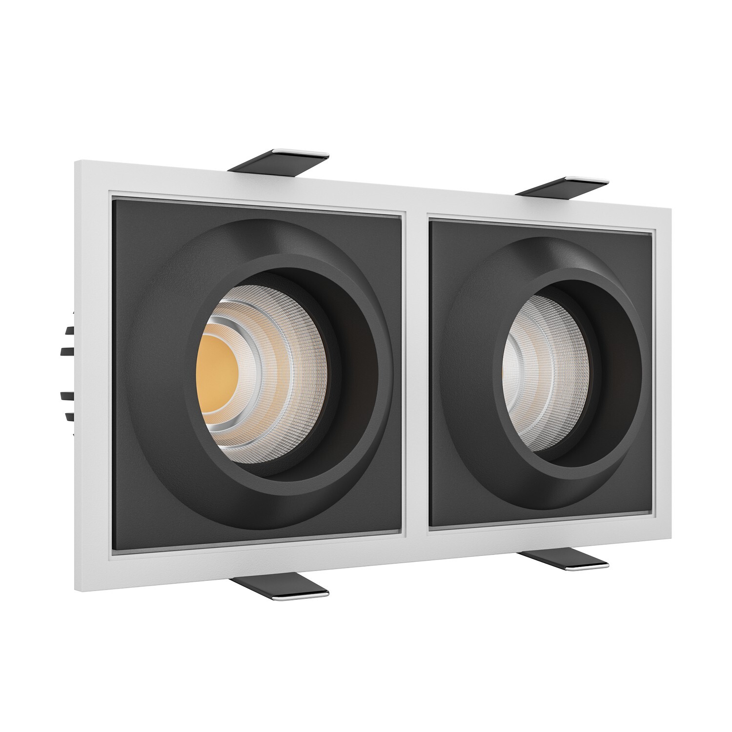 Встраиваемый светодиодный светильник Ledron GIZA SQ2 White-Black