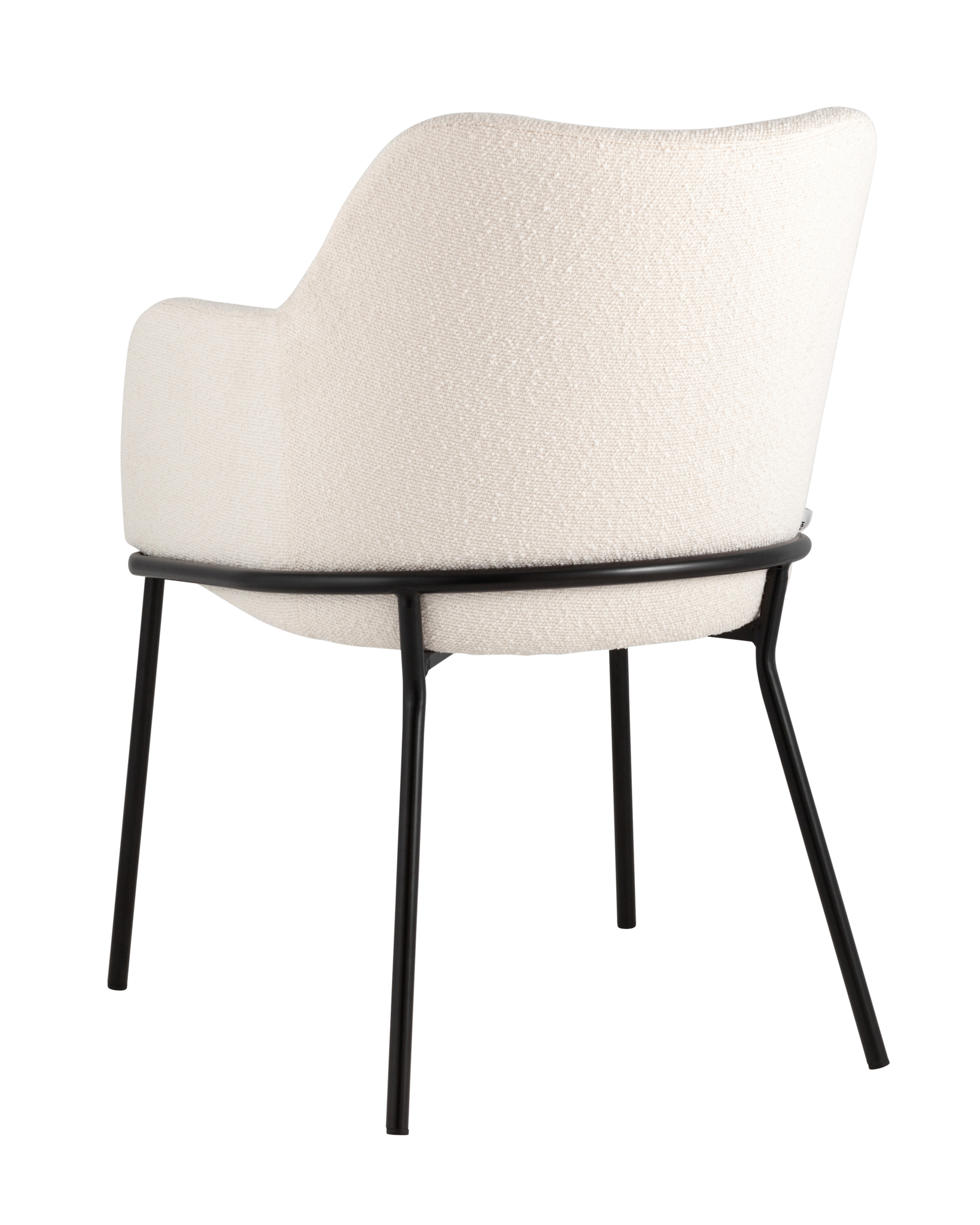 Стул Кози ткань букле молочный Stool Group