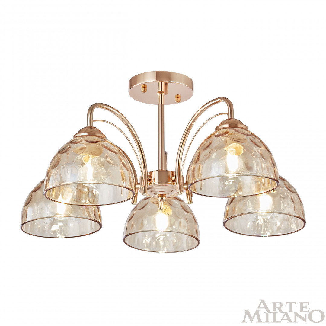 Люстра потолочная с плафонами 332366/5 FGD Arte Milano