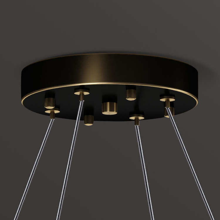 Подвесная люстра KENDRA CH D83 Black Brass by ImperiumLoft