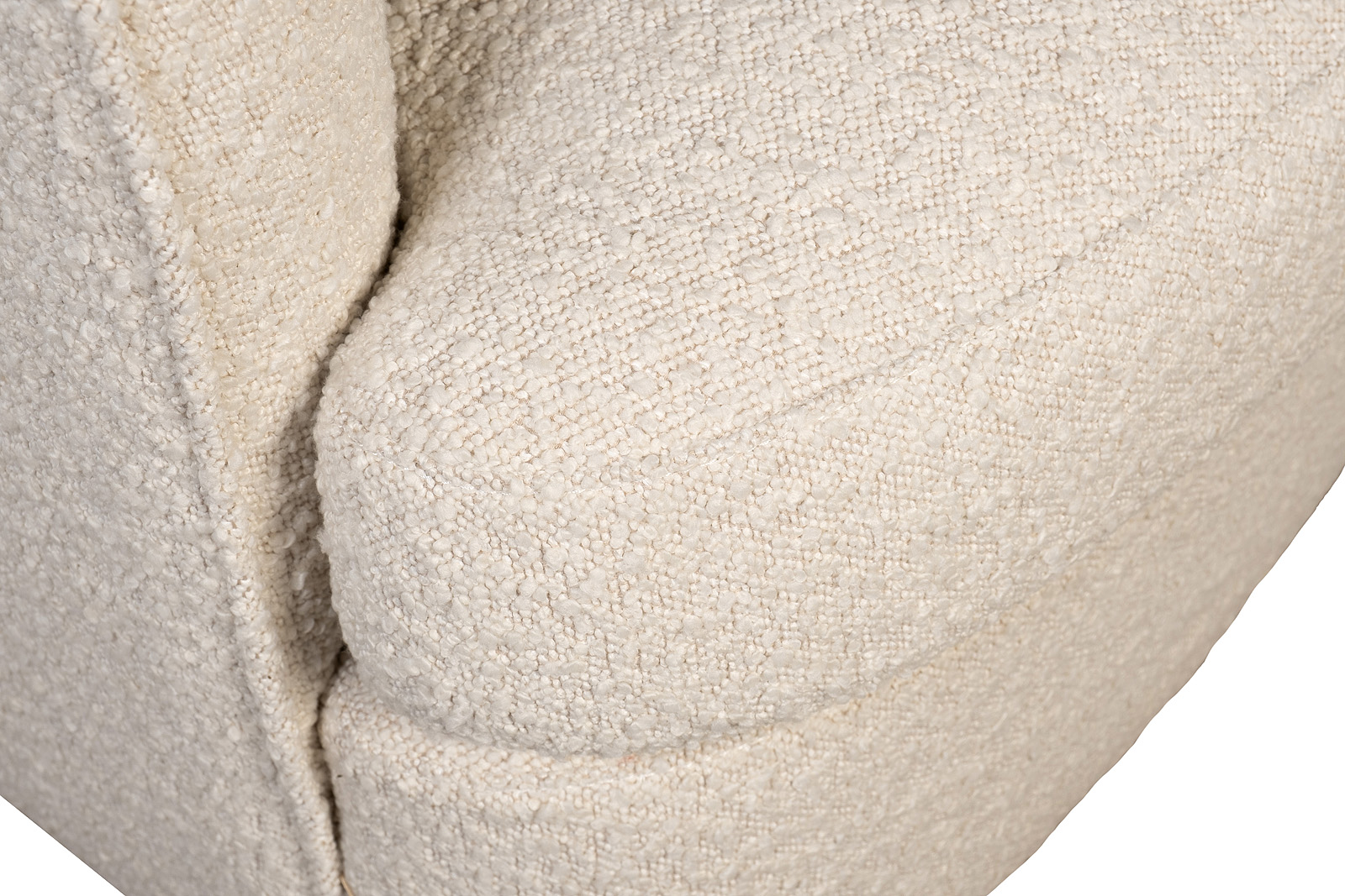 Кресло поворотное букле бежевое Garda Decor 58DB-56304