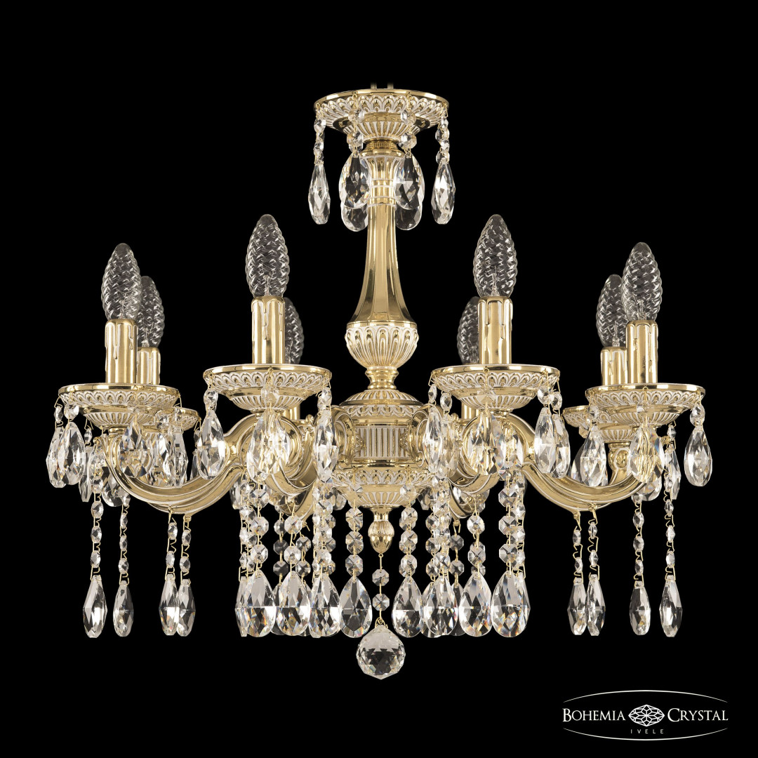 Люстра бронзовая с хрусталём 75101/8/175 A GW