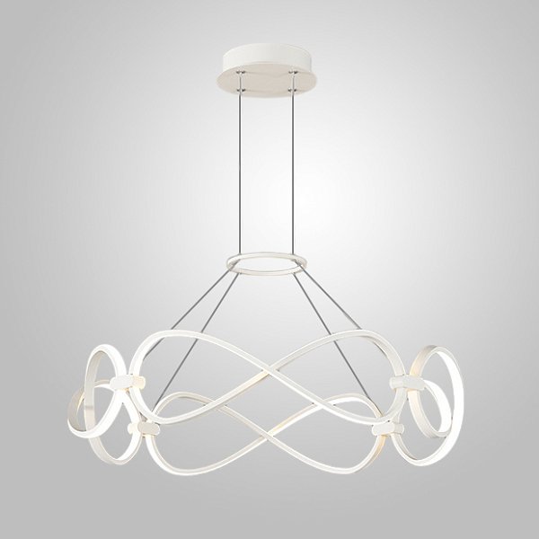 Подвесная люстра FORLI BW D60 White by ImperiumLoft