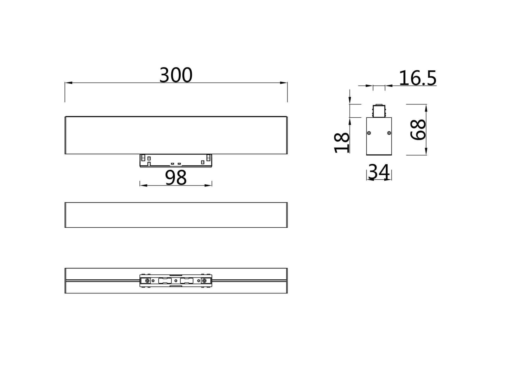 Трековый светильник Maytoni TR012-2-12W3K-W
