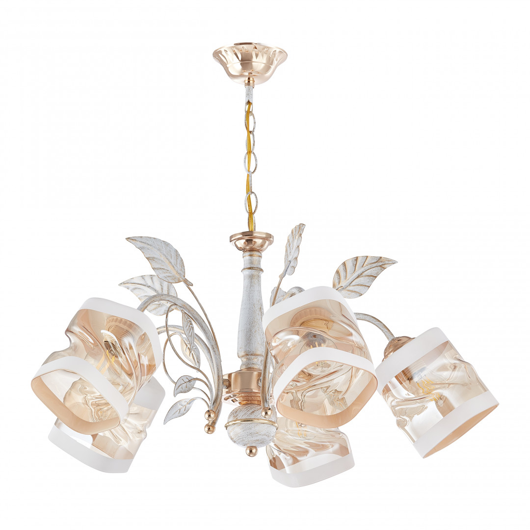 Люстра подвесная с плафонами 333026/5 WT+FGD Arte Milano