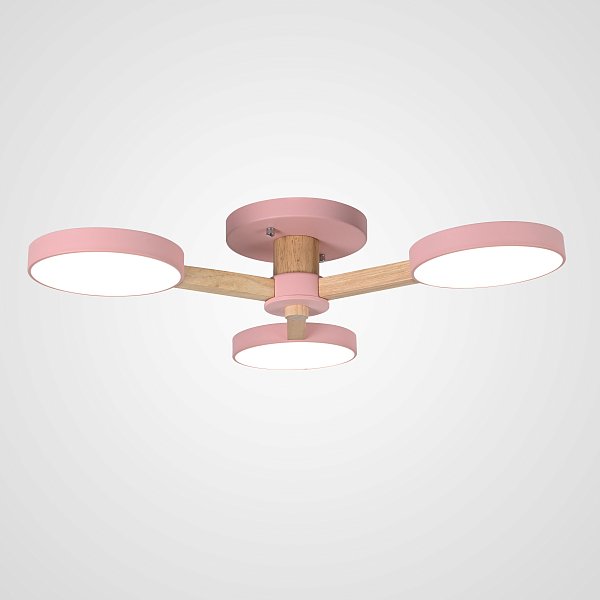 Потолочная люстра TURNA 3 Pink by ImperiumLoft