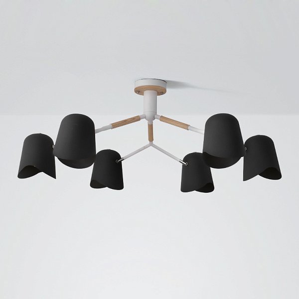Люстра на штанге NOTCH D94 Black by ImperiumLoft