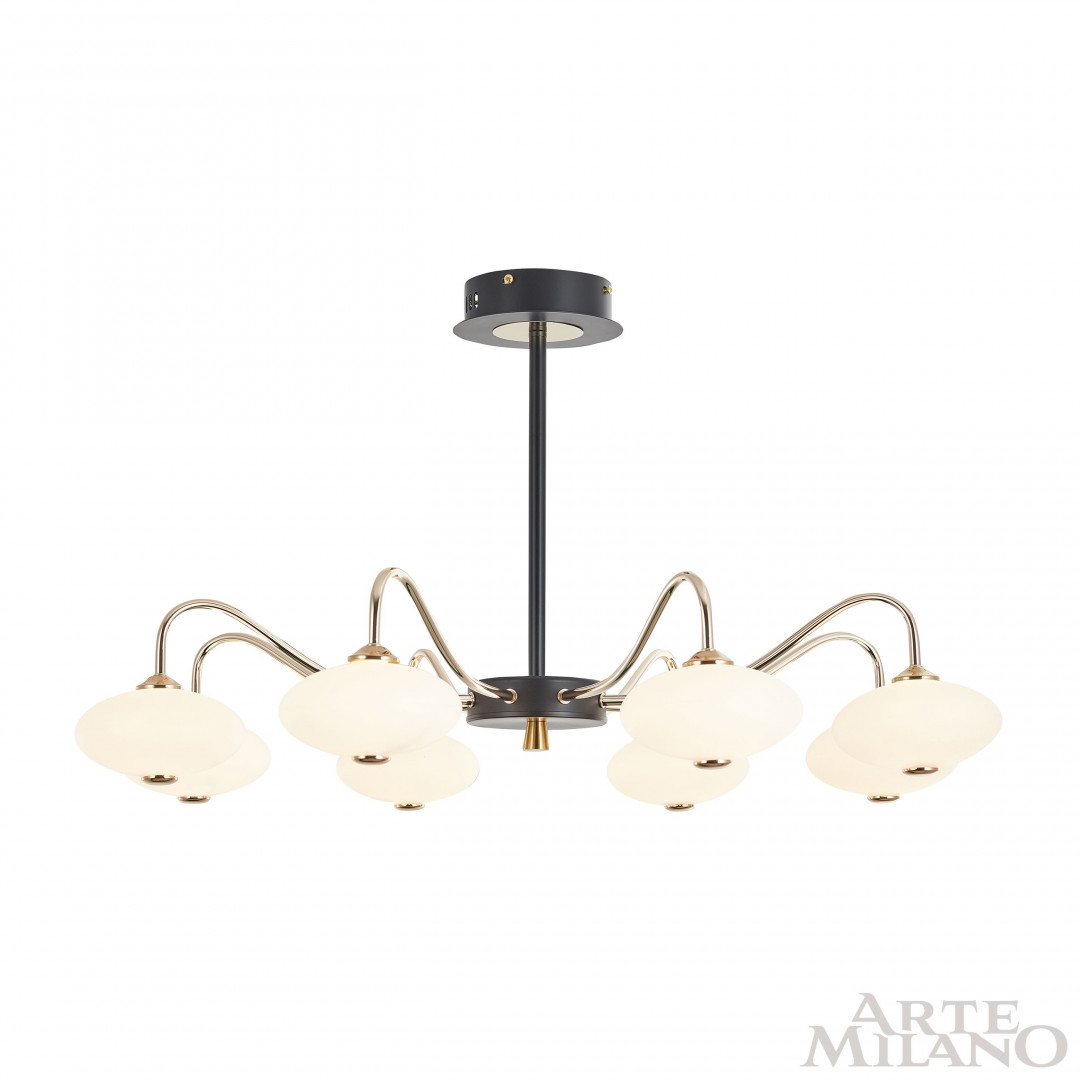 Люстра светодиодная 273908/8 BK/GD Arte Milano