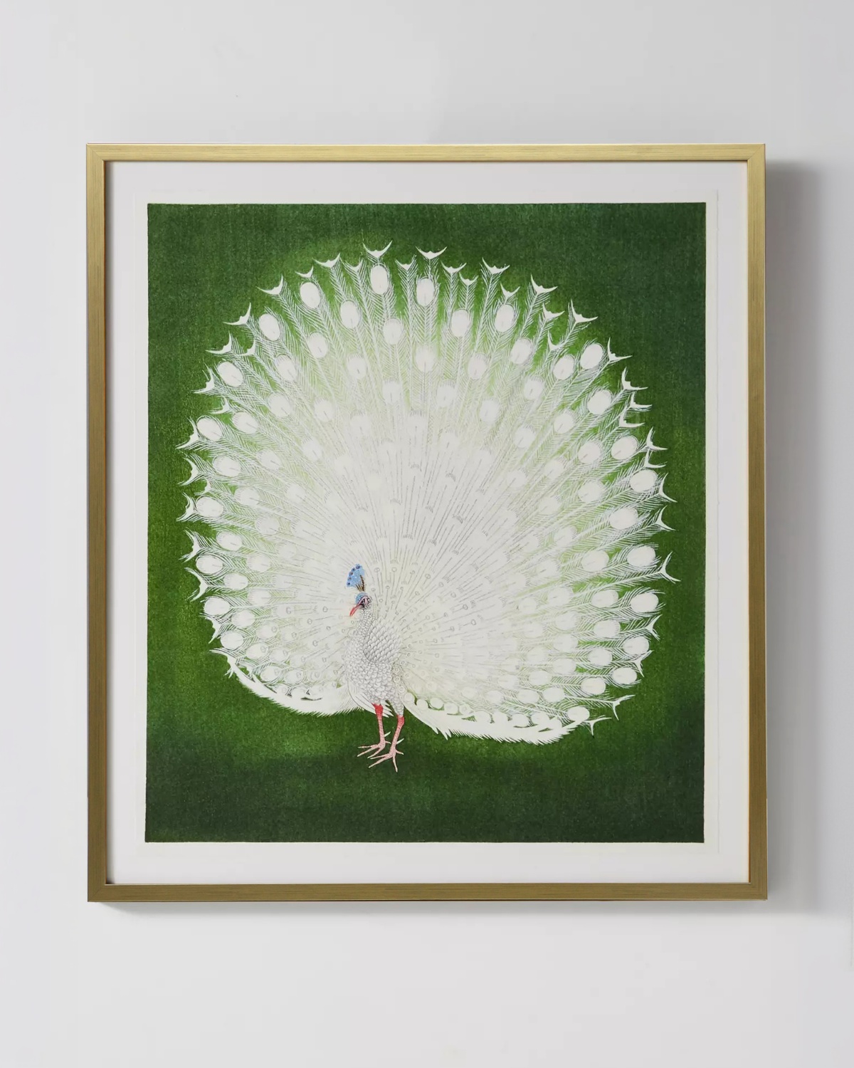 Интерьерный постер White Peacock Louvre Home DPP460924VHS