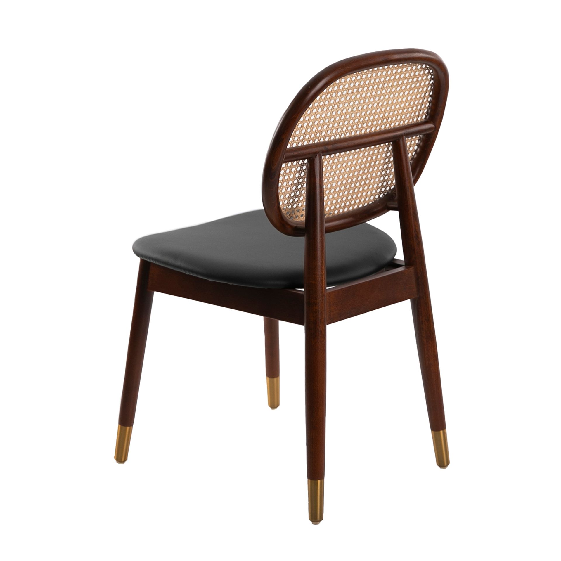 Стул DC1599 /4093 из экокожи и ротанга Angel Cerda