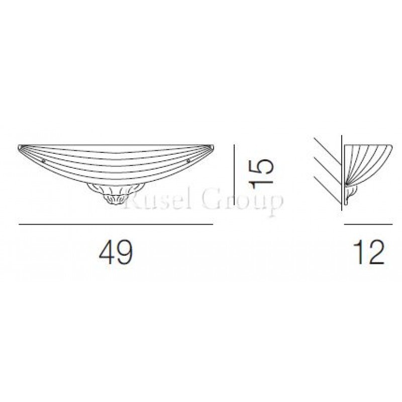 Настенный светильник Vistosi TORCELLO AP